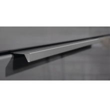 Moderne horizontale Griffleiste für Schränke oder Schubladen aus Metall.