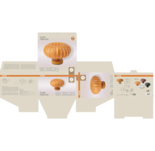 Osram Tischleuchte Flora E27 Verpackung mit Abbildungen der Leuchte, Hinweisen zu Textilkabel, maximal 15 Watt LED und Osram Logo.