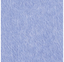 Nahaufnahme einer strukturierten, hellblauen Filzoberfläche.