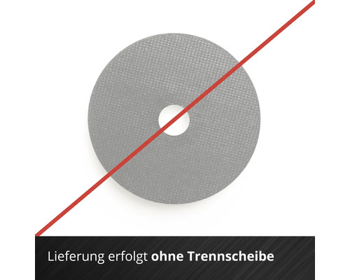 Lieferung erfolgt ohne Trennscheibe.