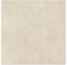 Beige Feinsteinzeugfliese in Steinoptik mit matter, fein gesprenkelter Oberfläche.