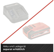 Akku und Ladegerät sind separat erhältlich.