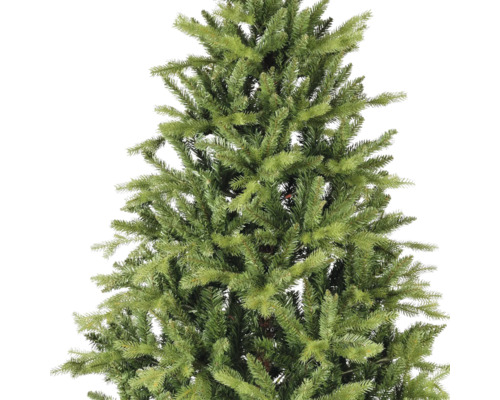 Künstlicher Weihnachtsbaum mit dichten grünen Zweigen und naturgetreuen Nadeln.