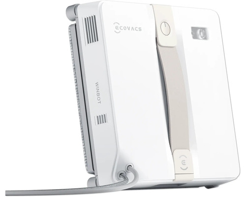 Ecovacs Winbot Fensterreinigungsroboter mit Kabelanschluss und Tragegriff