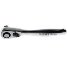 Umschaltknarre aus Metall mit Schnellauslöser und WGB Logo.