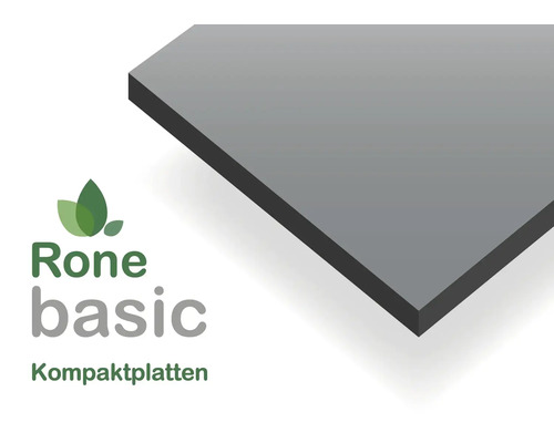 Nahaufnahme einer Rone basic Kompaktplatte mit glatter Oberfläche.
