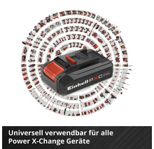 Einhell Power X-Change Akkumulator 2,5 Amperestunden, universell einsetzbar für alle kompatiblen Elektrowerkzeuge und Gartengeräte des Systems.