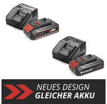 Einhell Power X-Change 18 Volt 2,5 Amperestunden Lithium-Ionen Akku und Ladegerät, neues Design bei gleichem Akku.