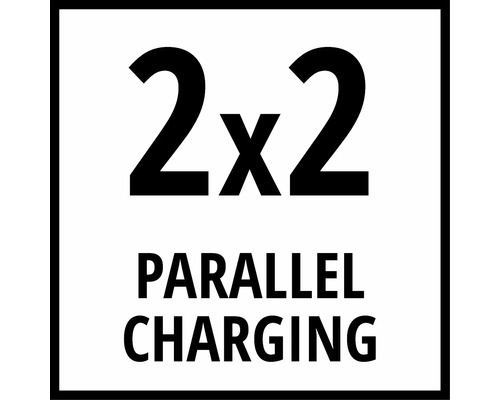Symbol für zwei mal zwei paralleles Laden