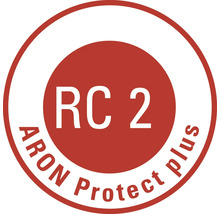 Aron Protect plus Siegel für Widerstandsklasse 2 Einbruchschutz
