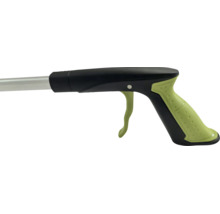 Greifzange für Müll mit ergonomischem Griff und Auslösehebel