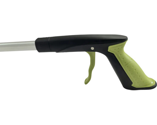 Greifzange für Müll mit ergonomischem Griff und Auslösehebel