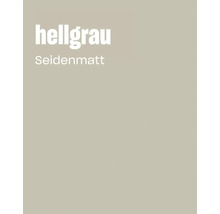 Farbmuster hellgrau in seidenmatt