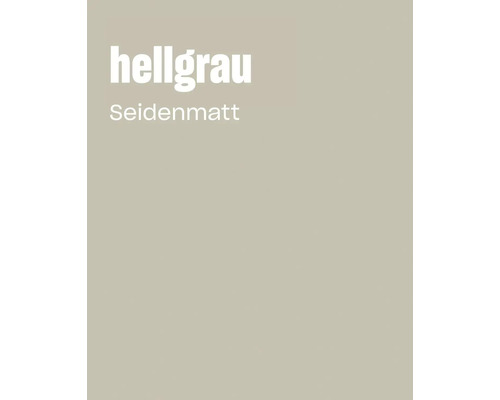Farbmuster hellgrau in seidenmatt
