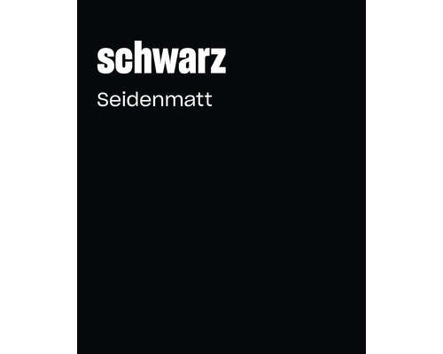 Farbbeispiel für die Lackierung in der Ausführung schwarz seidenmatt