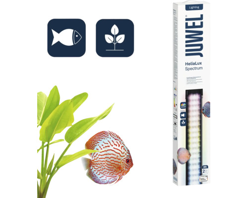 Juwel HeliaLux Spectrum Aquariumbeleuchtung inklusive Fisch- und Pflanzen-Symbolen