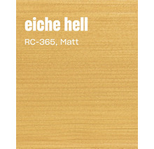 Holzmuster mit Dekor Eiche hell, RC 365, mit matter Oberfläche.