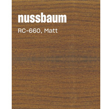 Holzlasur Farbton Nussbaum RC 660 matt für den Holzschutz