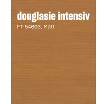 Holzlasur in der Farbe Douglasie intensiv mit matter Oberfläche
