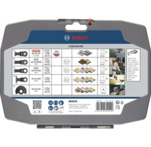 Bosch Starlock Multitool Sägeblatt Set, 5-teilig, für verschiedene Materialien und Anwendungen, in Kunststoff-Systembox.