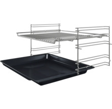 Backofen Auszugssystem mit Backblech und Grillrost aus Metall