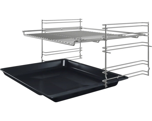 Backofen Auszugssystem mit Backblech und Grillrost aus Metall