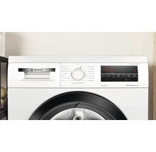 Bosch Serie 6 Waschmaschine mit digitaler Anzeige, Drehwahlschalter und AquaStop Funktion für den Haushalt.
