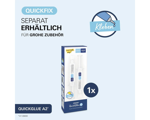 Grohe QuickGlue A2 Klebeset für Badzubehör in der Verpackung
