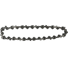 Eine Ersatz Sägekette für Kettensägen mit scharfen Zähnen aus Metall zur effizienten Holzbearbeitung.