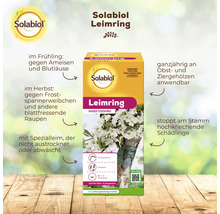 Solabiol Leimring für Obst und Ziergehölze zur Bekämpfung kriechender Schädlinge, insektizidfrei, fünf Meter Rolle für ganzjährige Anwendung.