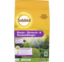 Solabiol Baum-, Strauch- & Heckendünger, 5 kg Sack für kräftiges Pflanzenwachstum mit Wurzelaktivator, geeignet für ökologischen Landbau.