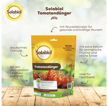 Solabiol Tomatendünger Granulat 0,75 kg mit Wurzelaktivator und extra Kalium für ökologischen Landbau geeignet in Standbodenbeutel