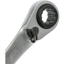 Ringmaulschlüssel mit Ratschenfunktion und Umschalthebel aus Metall