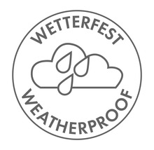 Symbol für wetterfestes Produkt