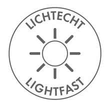 Symbol für Lichtechtheit