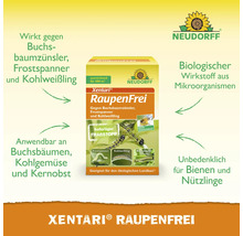 Neudorff Xentari RaupenFrei Pflanzenschutzmittel zur biologischen Bekämpfung von Buchsbaumzünsler, Frostspanner und Kohlweißling bei Nutzpflanzen.