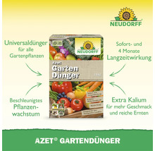 Neudorff Azet Gartendünger 2,5 Kilogramm organischer Universaldünger für Gartenpflanzen mit Sofort- und Langzeitwirkung.