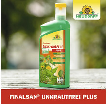 Neudorff Finalsan UnkrautFrei Plus Unkrautvernichtungsmittel in einer Sprühflasche zur effektiven Bekämpfung von Unkraut, Moos und Algen.