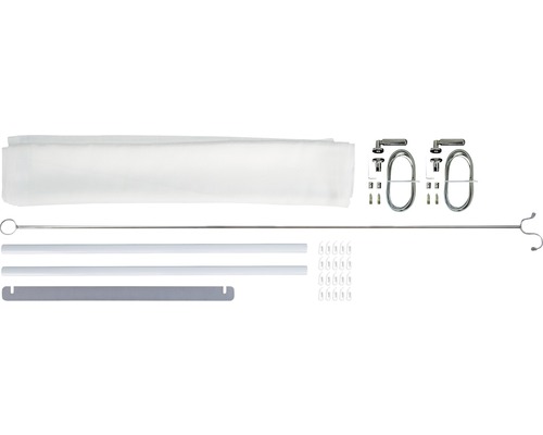 Vorhangsystem mit Zubehör für die Vorhangbefestigung