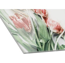 Tulpen-Motiv auf einer Acrylglasplatte