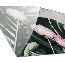 Dekorplatte mit Blumenmuster