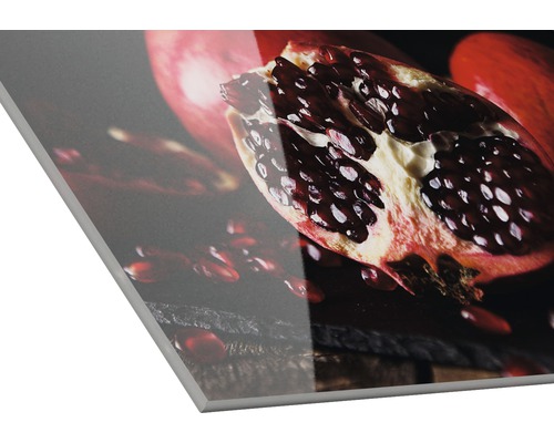 Acrylglasbild mit Granatapfelmotiv