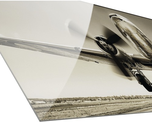 Acrylglasbild mit einem Flugzeug