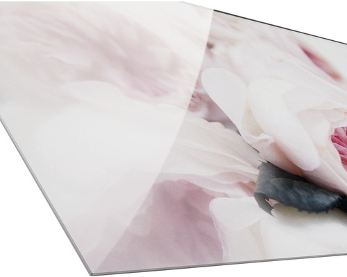 Dekorplatte mit Blumenmotiv