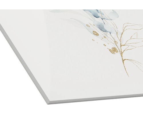 Dekorplatte mit Pflanzenmotiv