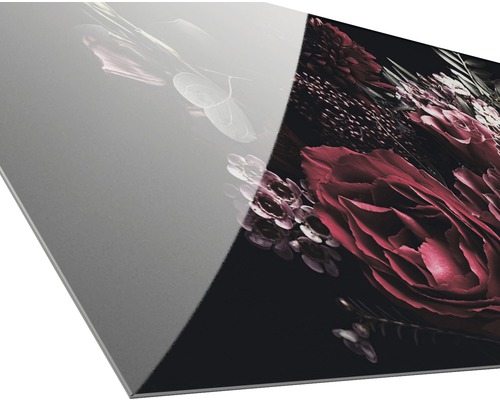 Dekorplatte mit Blumenmuster