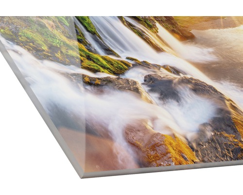 Acrylglasbild mit Wasserfallmotiv
