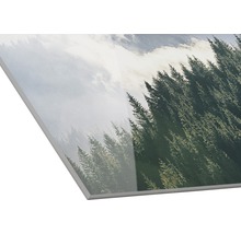 Dekorplatte mit Waldmotiv