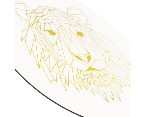 Grafisches Löwenmotiv