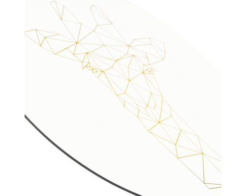 Geometrische Giraffengrafik